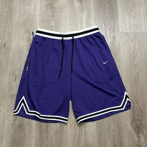 Nike Men's Athletic Shorts in Purple and Black